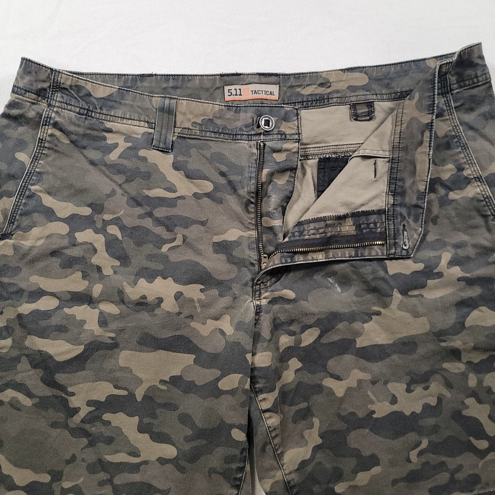 5.11 Tactical Aramis‎ Shorts Mens 40 Camo Cotton Stretch Outdoor Utility
